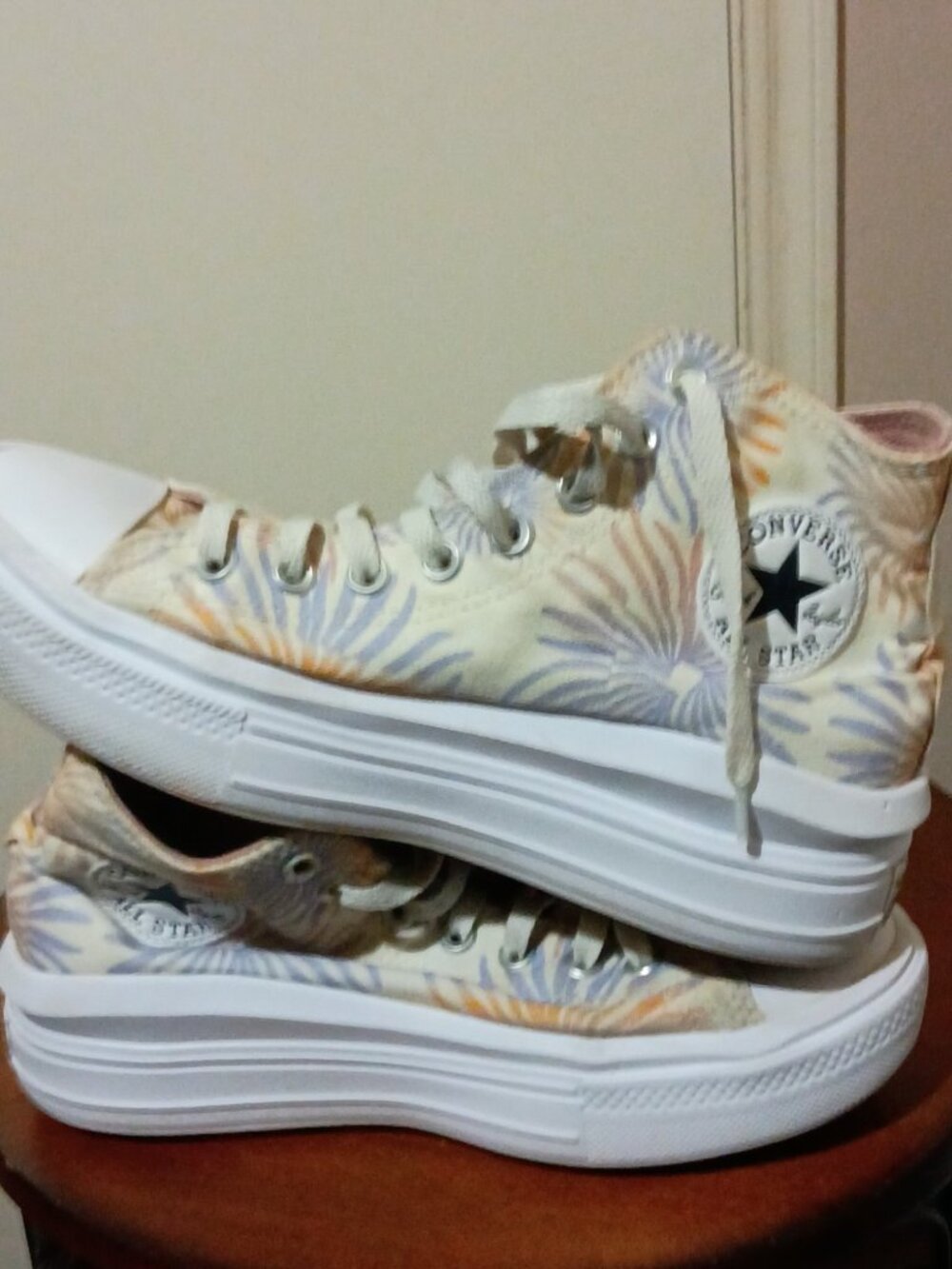 Converse CTAS Move Hi Ultraviolet Peach Dream Women's Shoes Size 9 - Picture 12 of 14